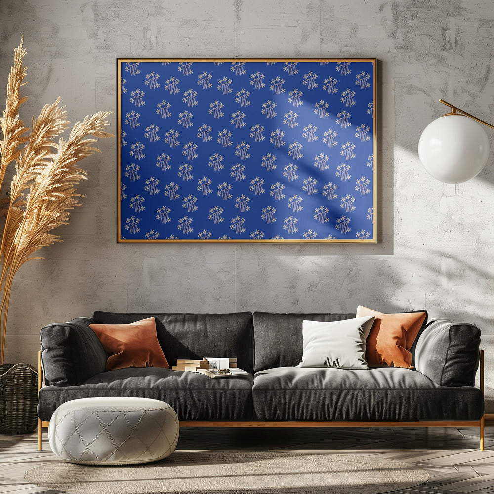 Garden in Indigo | Poster