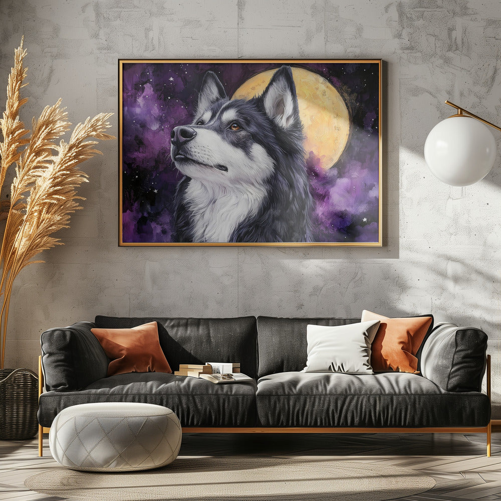 Hund Husky Wolfi | Poster