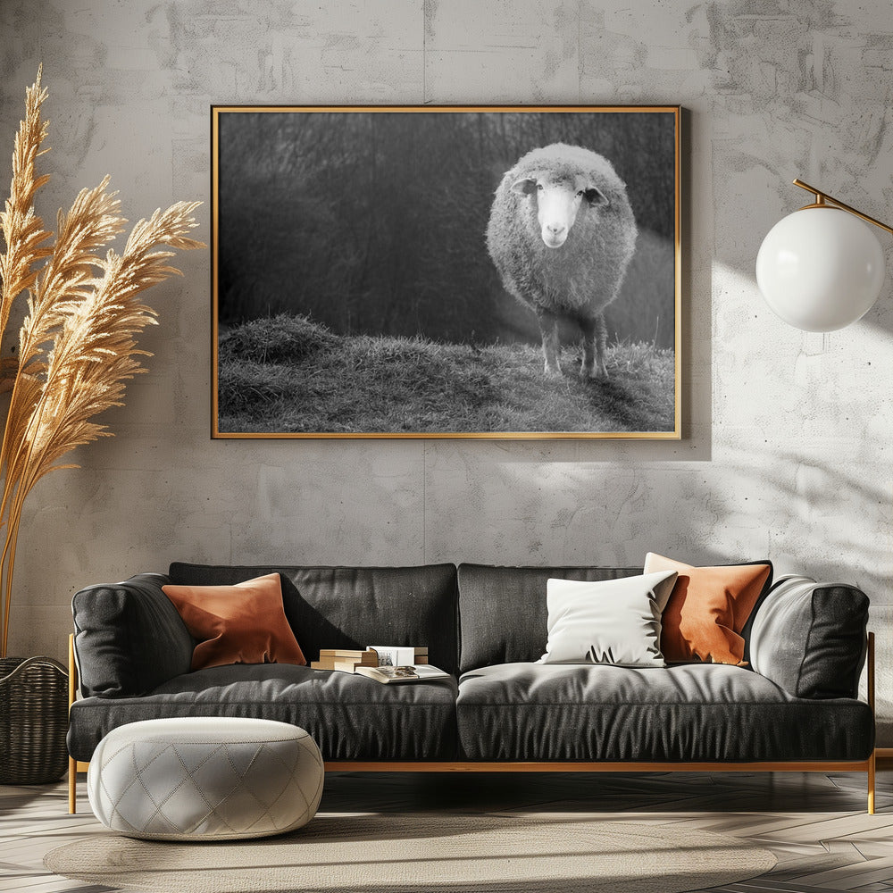Wondering sheep | Poster