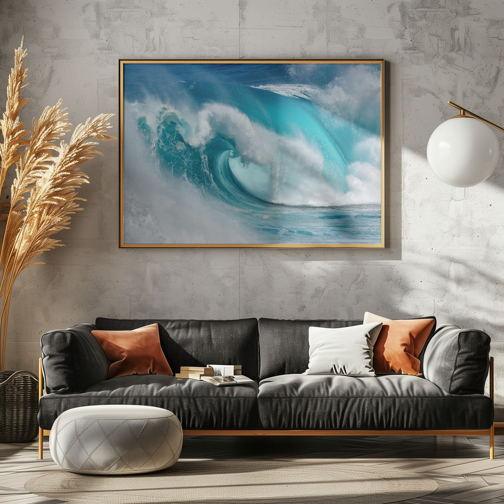 When the ocean turns into blue fire | Poster