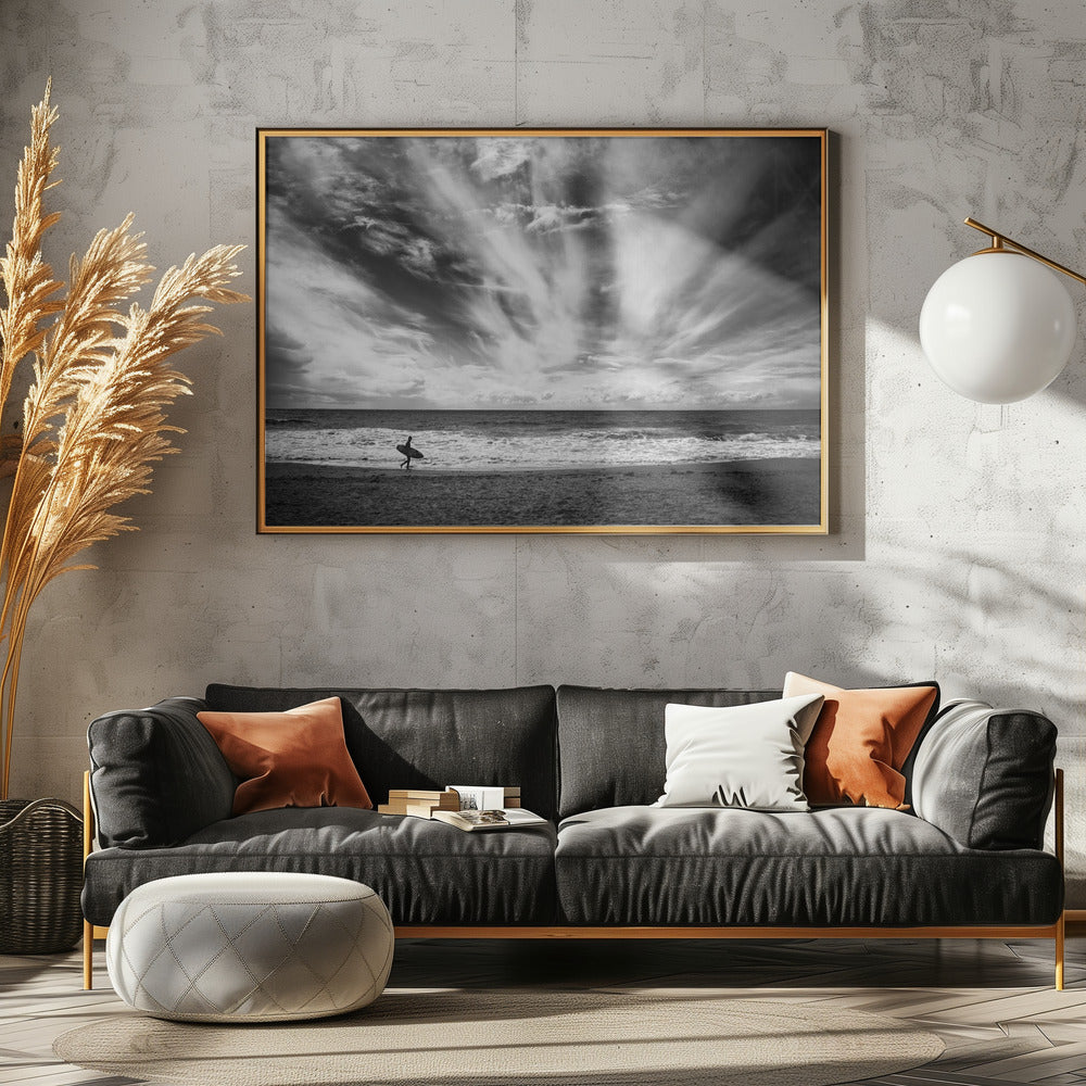 Samotność surfera | Plakaty - Wydruki Artystyczne