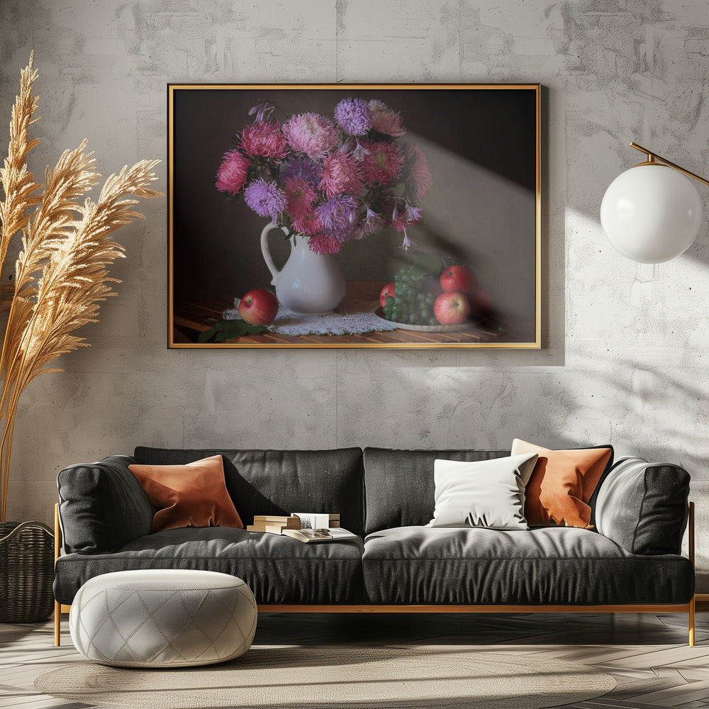 August-Geschenke des Gartens | Poster - Kunstdruck