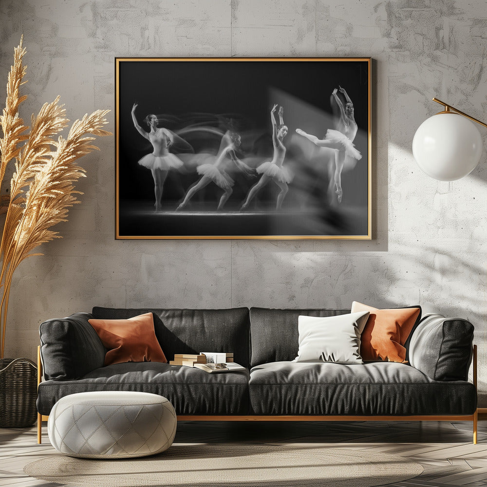 Balerina-taideaalto | Julisteet - Taidevedokset