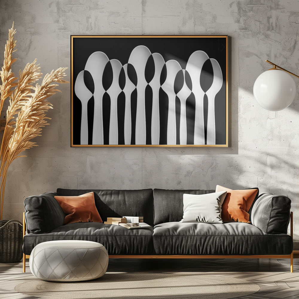 Spoons Abstract: Forest | Poster