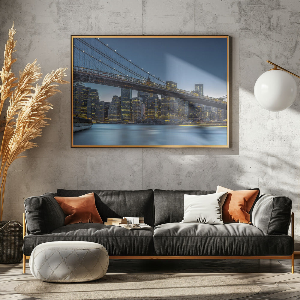 New York - Blue Hour over Manhattan | Poster