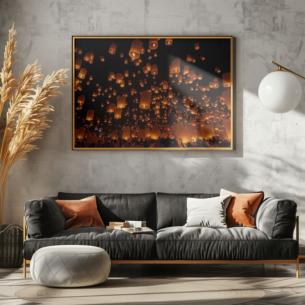 Floating Lanterns | Poster