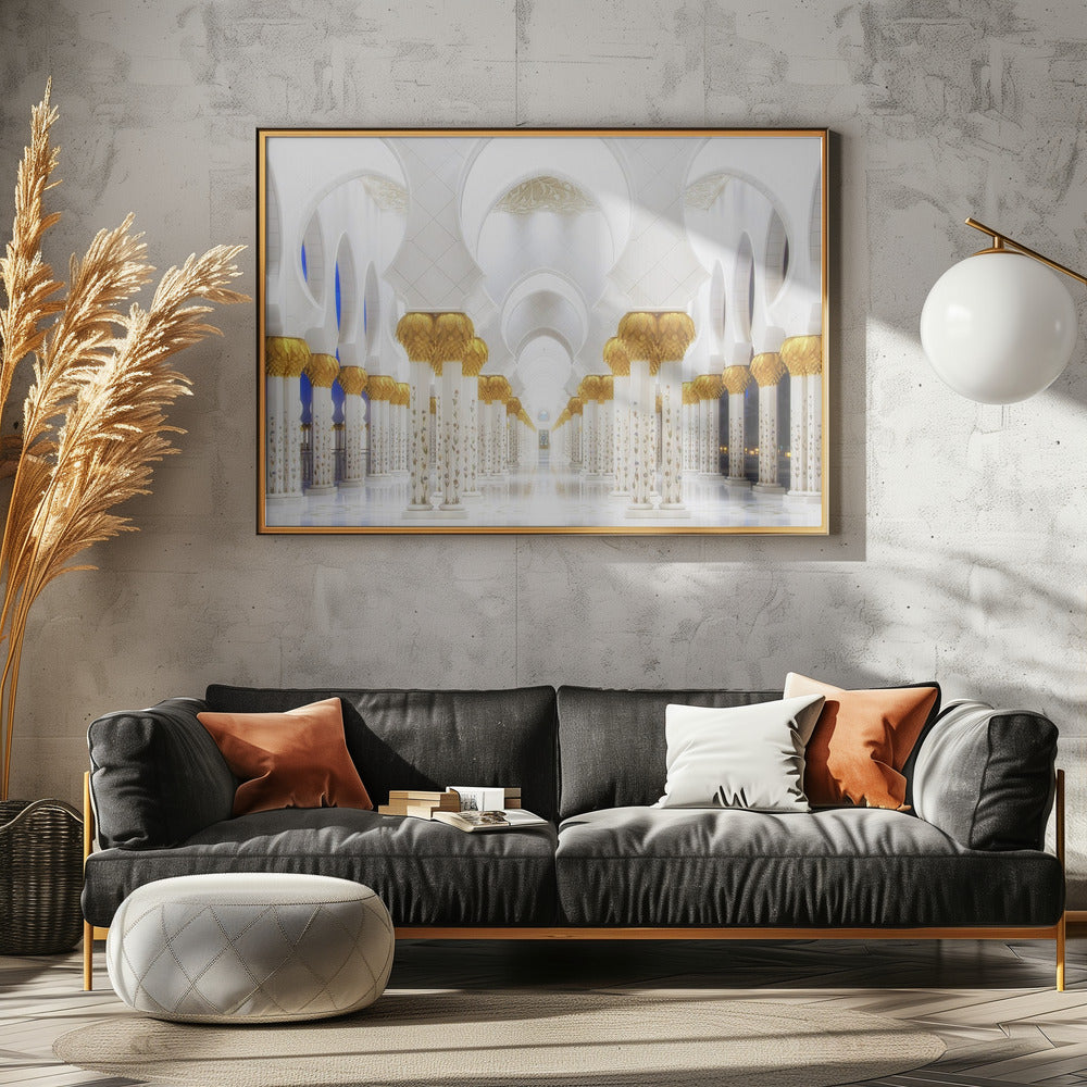 White and Gold | Poster