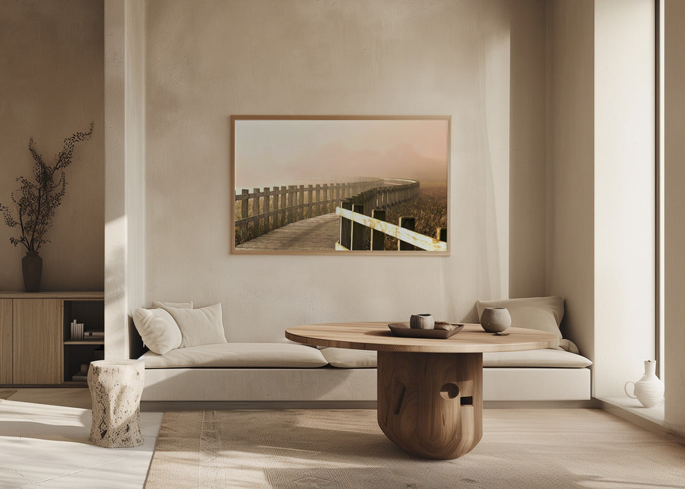 Der Weg wird heller. | Poster - Kunstdruck