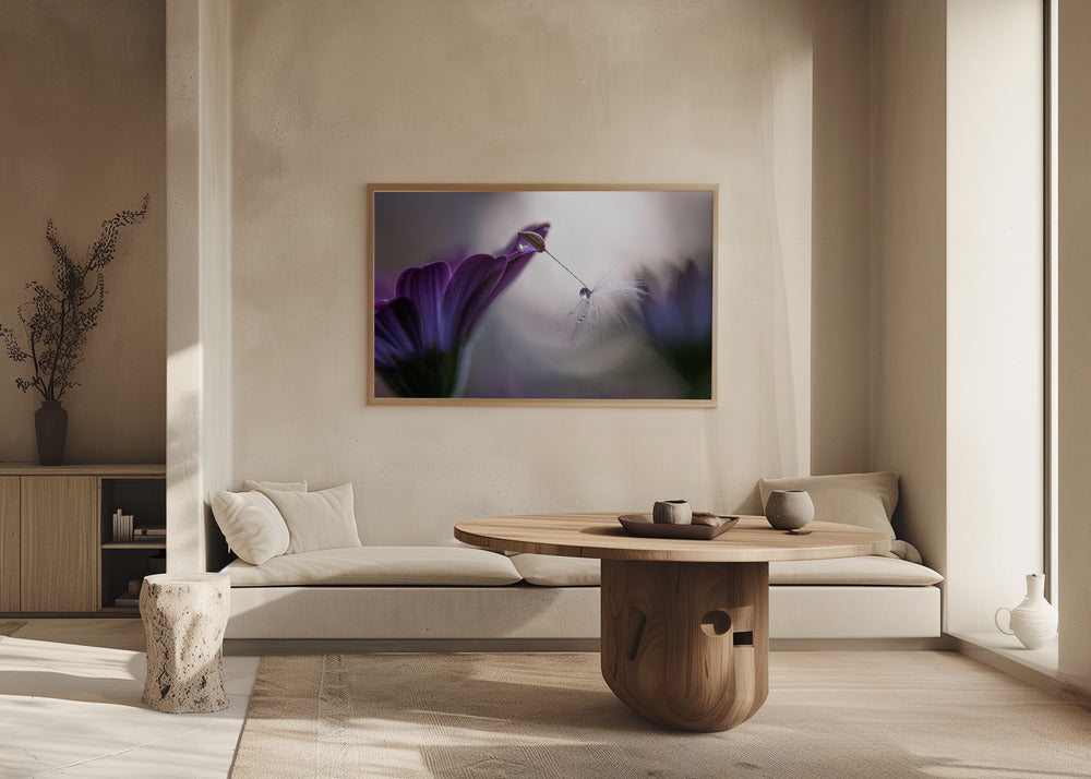 Violetti sade | Julisteet - Taidevedokset