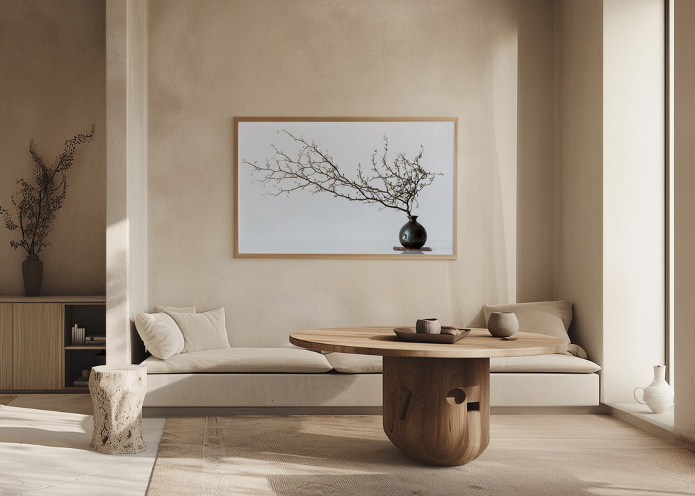 Maljakko ja oksa | Julisteet - Taidevedokset