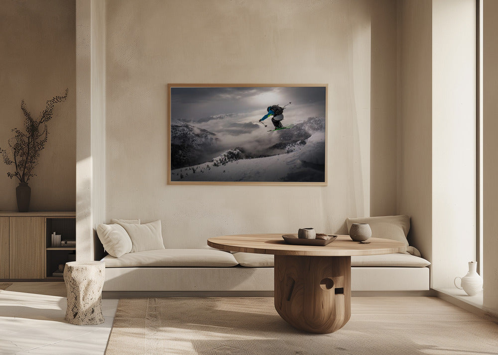 Backcountry skiing | Poster