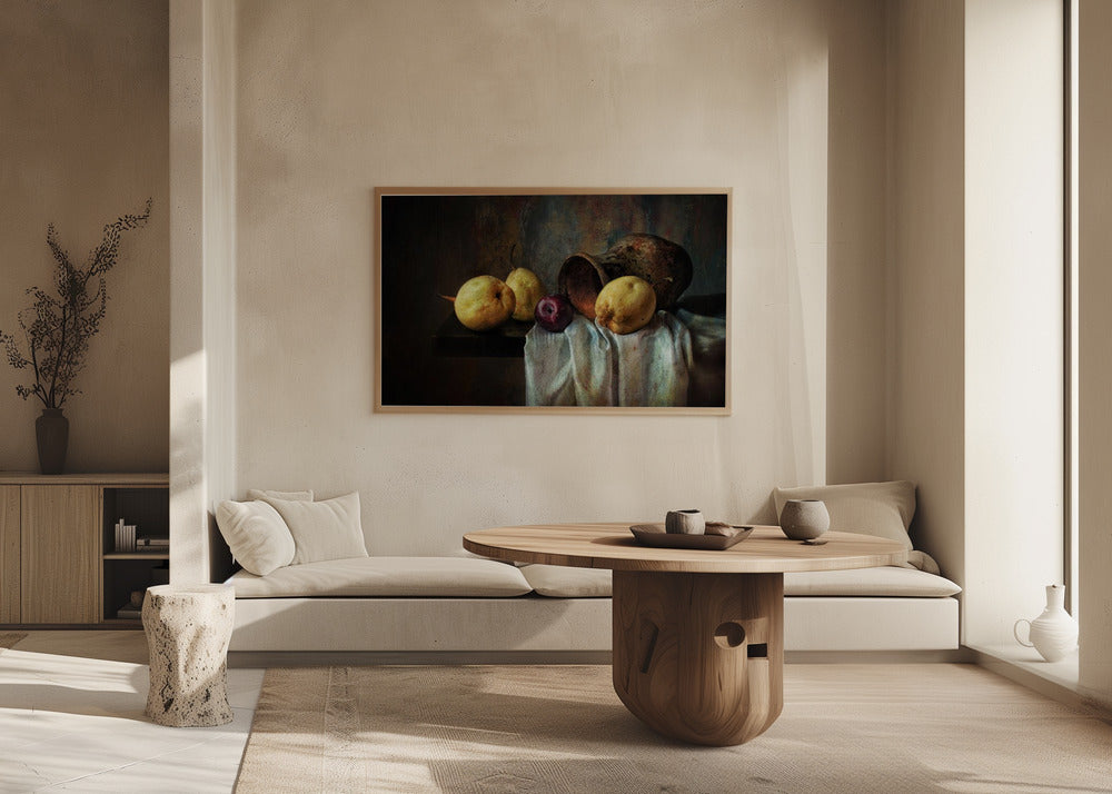Luonnos päärynöillä | Julisteet - Taidevedokset