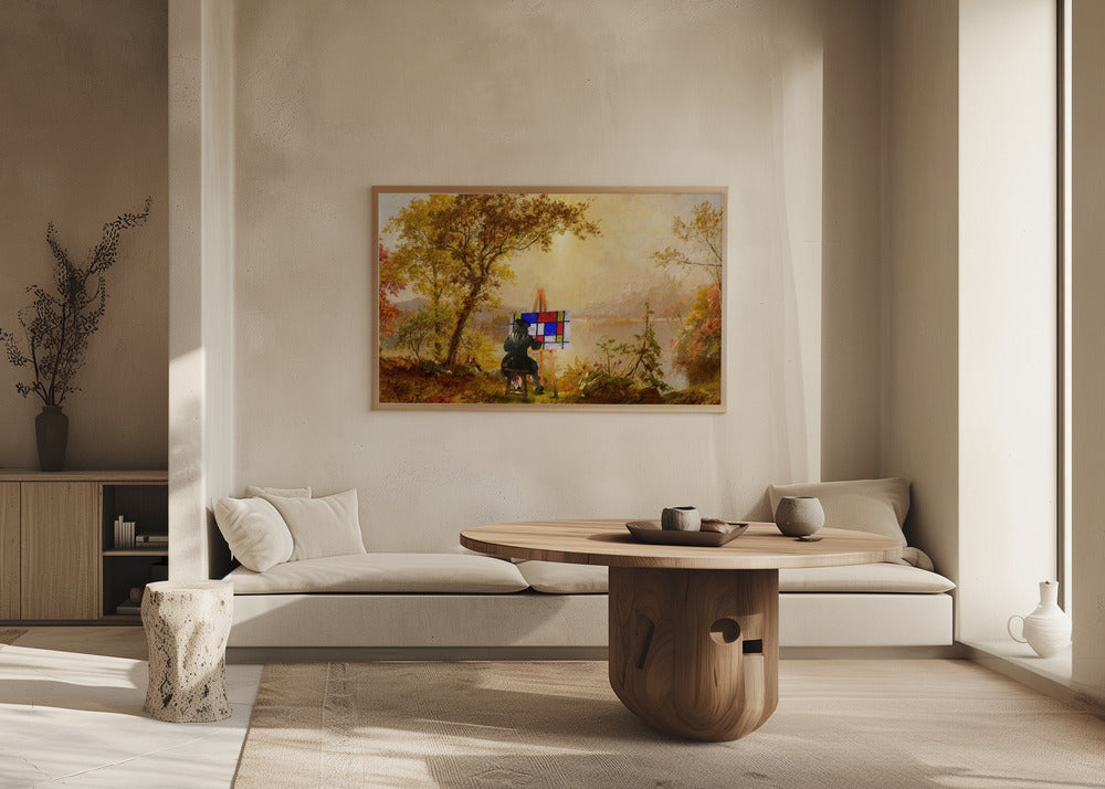 Kubistische Landschaft | Poster