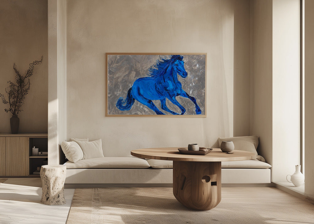 Blaues Pferd | Poster