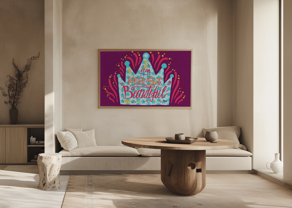 Colorful Crown with the Inspirational Message | Poster