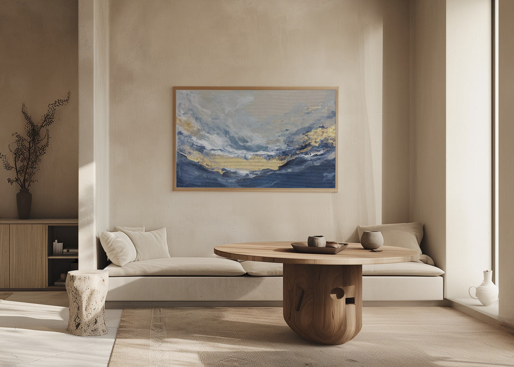 Golden Horizon Waves | Poster