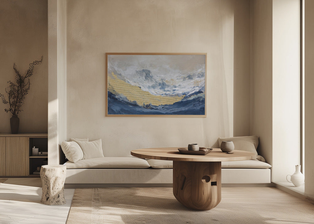 Golden Horizon Wave | Poster