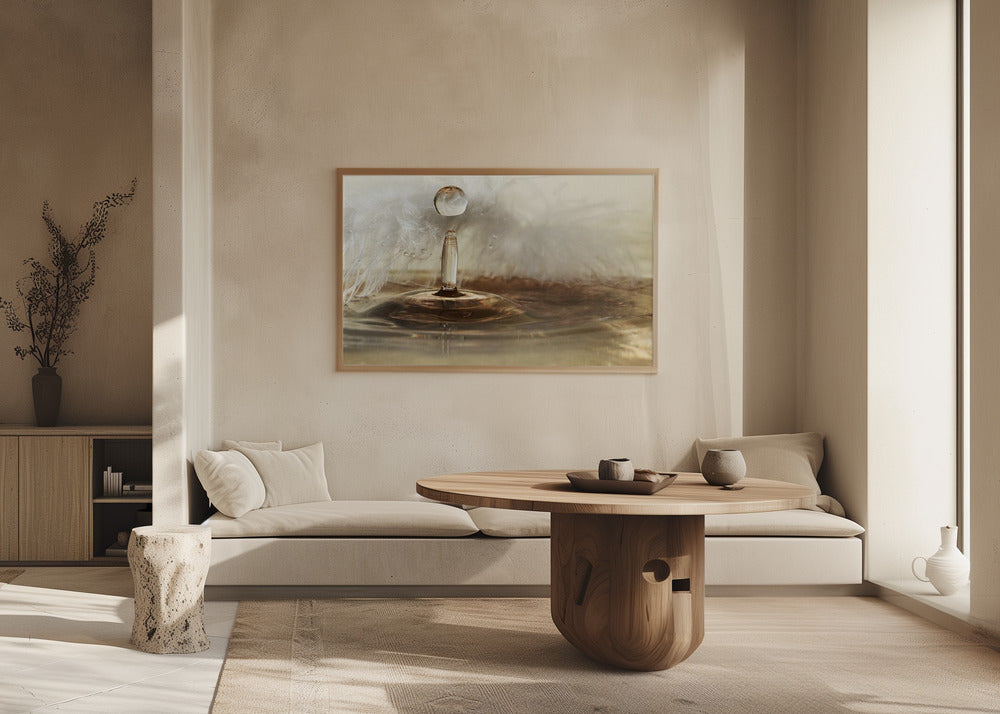 Kultaiset höyhenpisarat | Julisteet - Taidevedokset