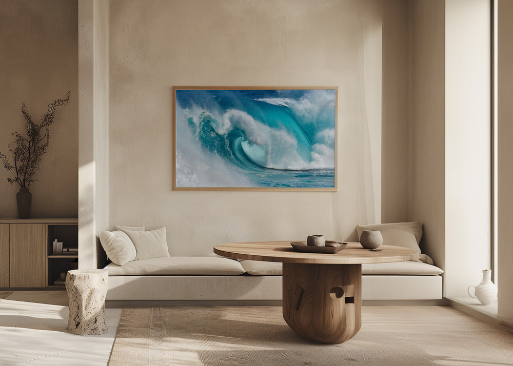 When the ocean turns into blue fire | Poster