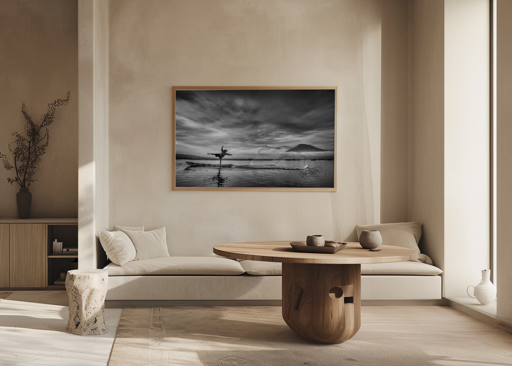 mies verkkojen takana | Julisteet - Taidevedokset