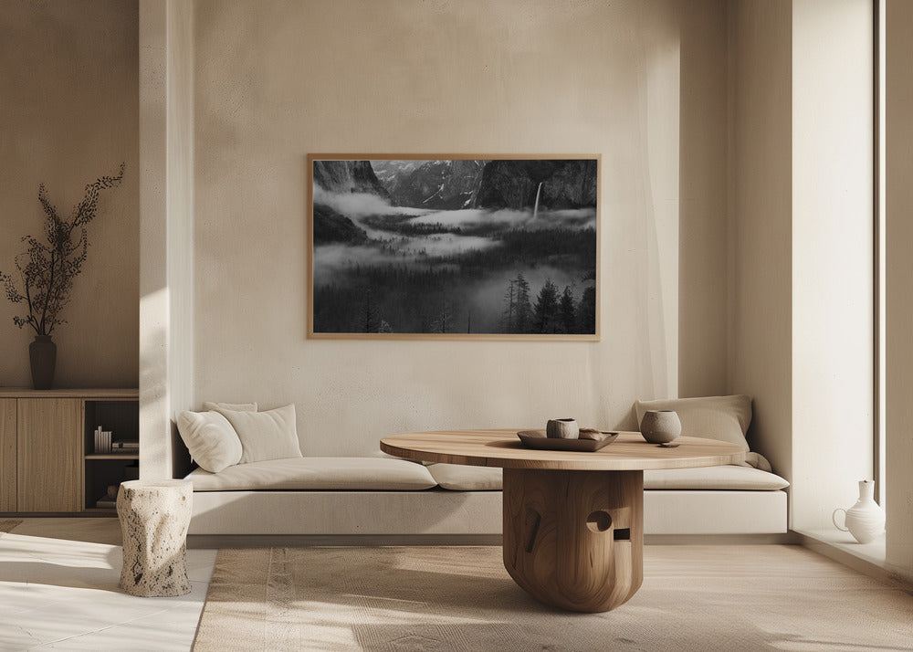 Fog Floating In Yosemite Valley | Poster