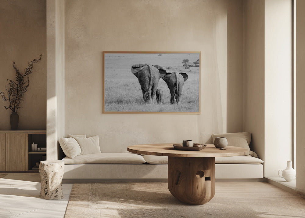 Drei Hintern! | Poster - Kunstdruck