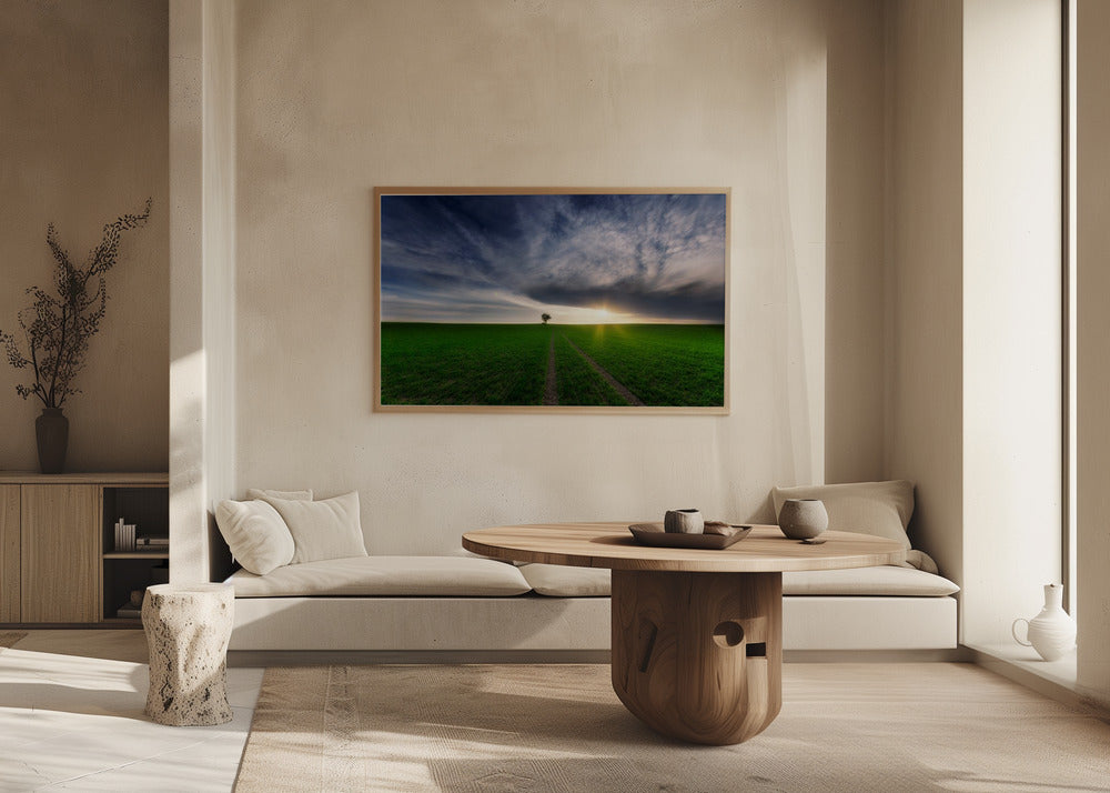 yksinäinen auringossa | Julisteet - Taidevedokset