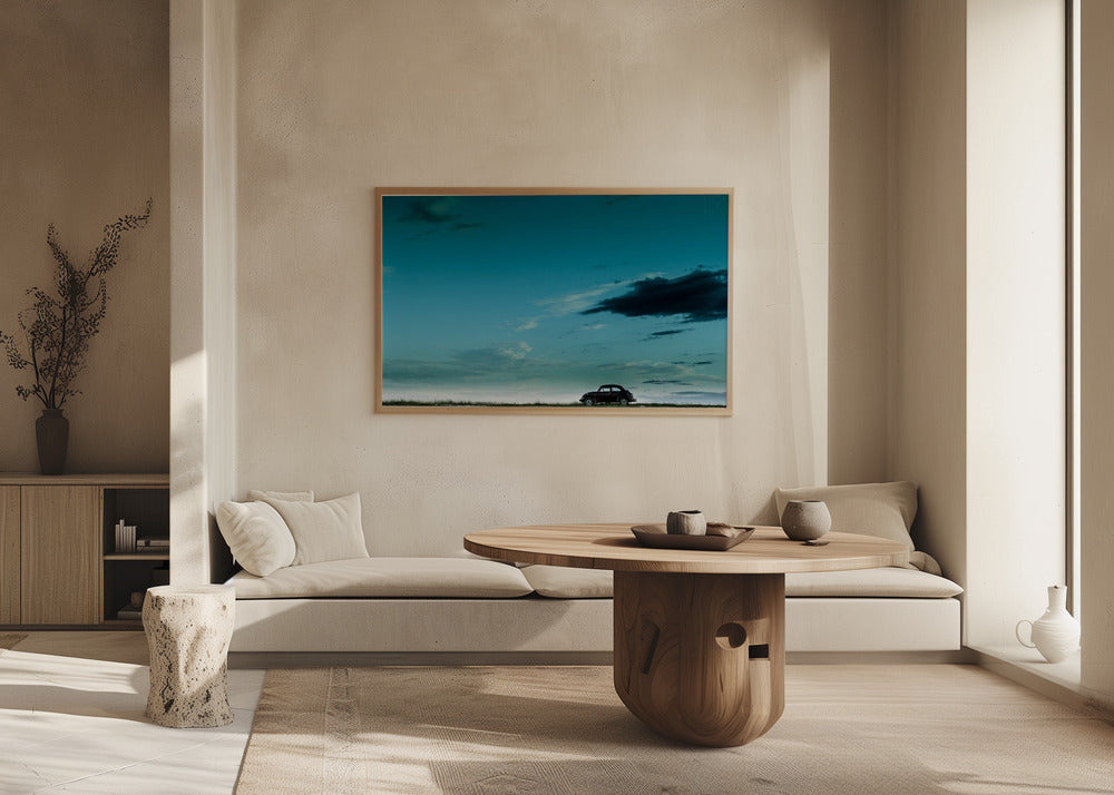 El VW Escarabajo Rojo | Posters  - Impresiones de Arte