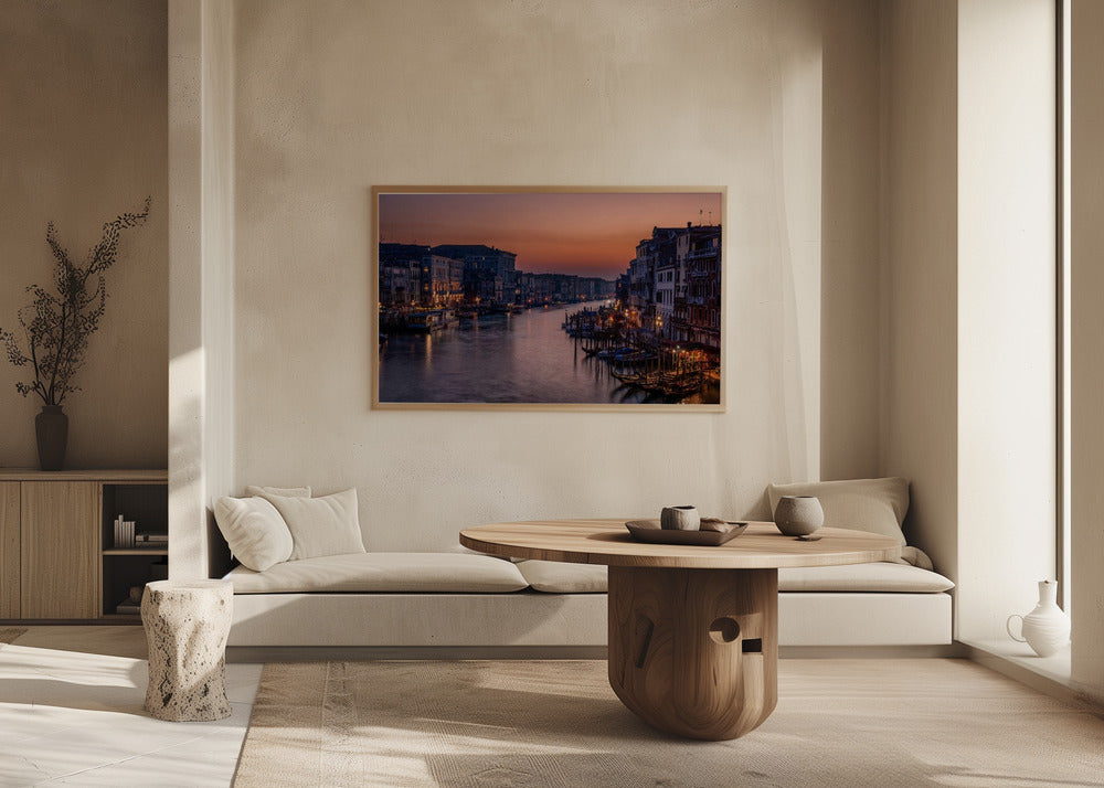 Venice Grand Canal at Sunset | Poster