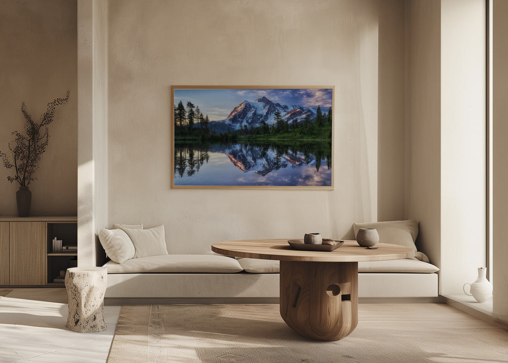 Amanecer en el monte Shuksan | Posters  - Impresiones de Arte