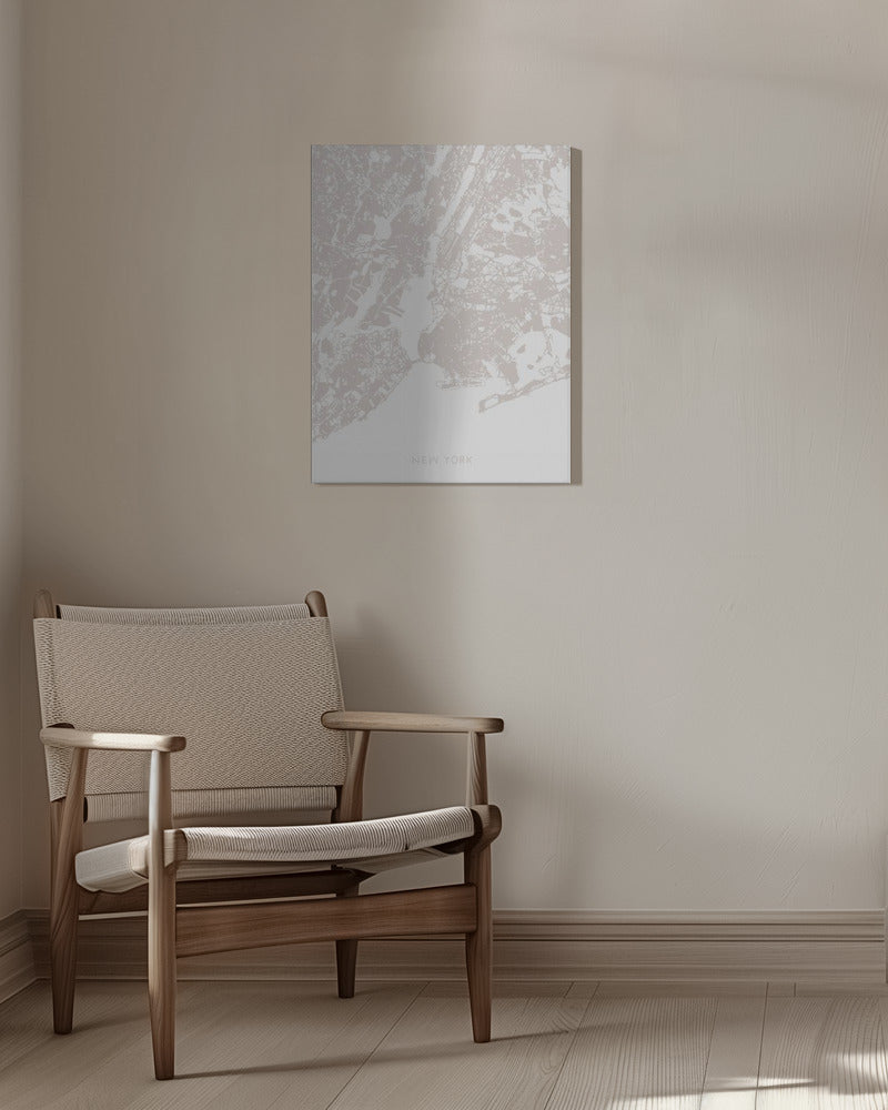 New York Map | Canvas