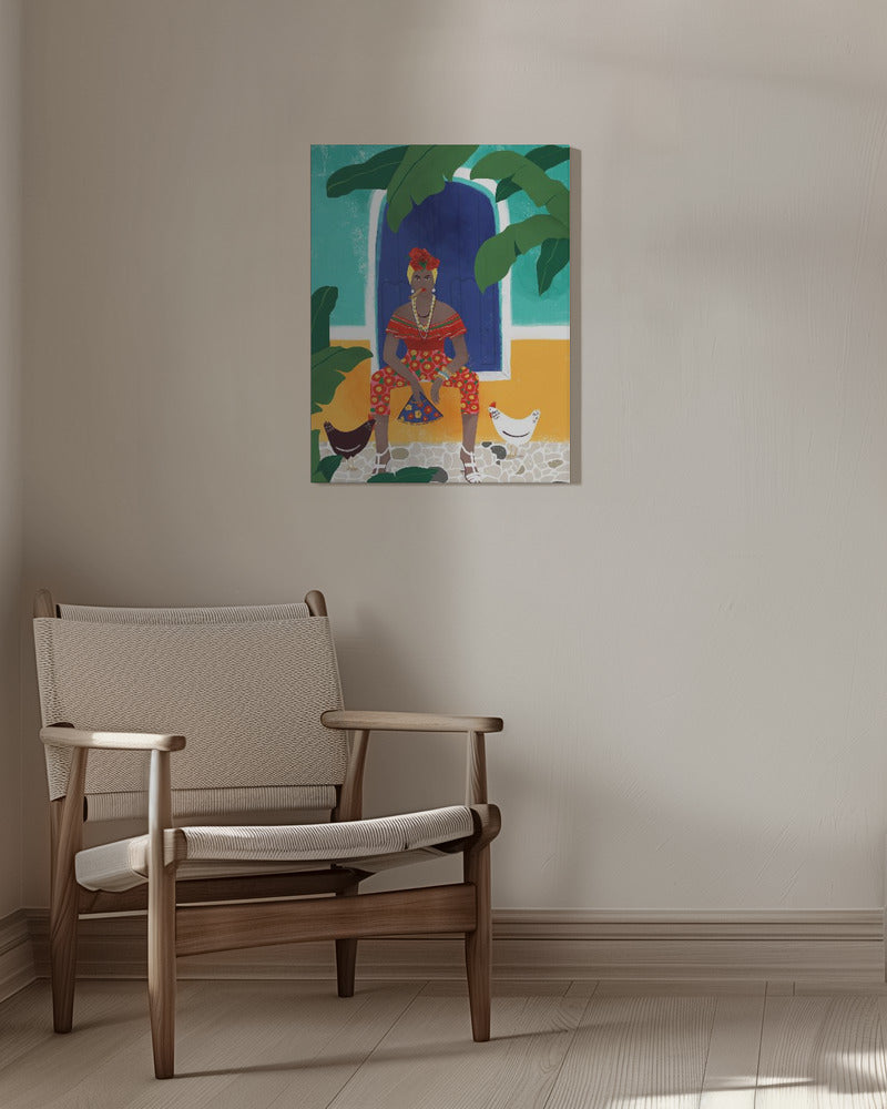 Femm au cigare | Canvas