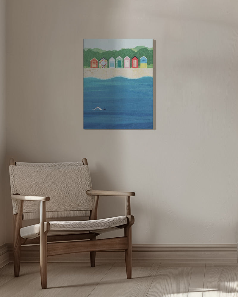 Beach Huts | Canvas