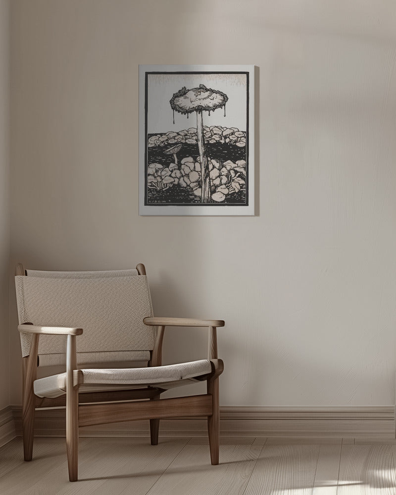 Dripping Mushroom 1916 | Canvas