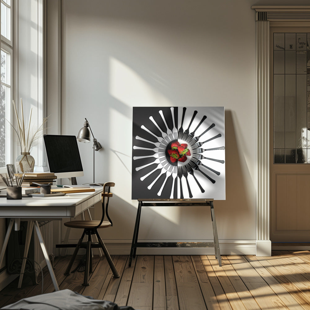 Wzory Truskawkowe | Wydruki na łótnie