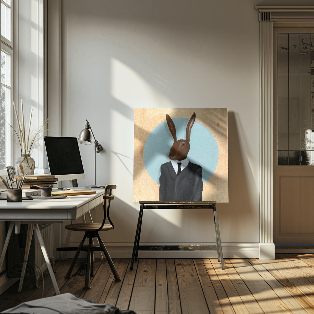 David Lynch Kaninchen | Leinwand-Bilder