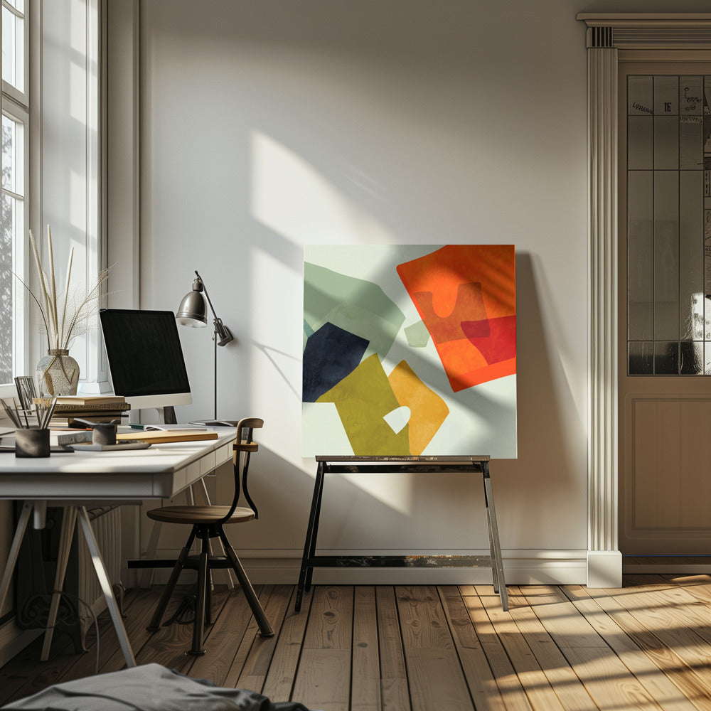 Kształty i linie 6 | Wydruki na łótnie