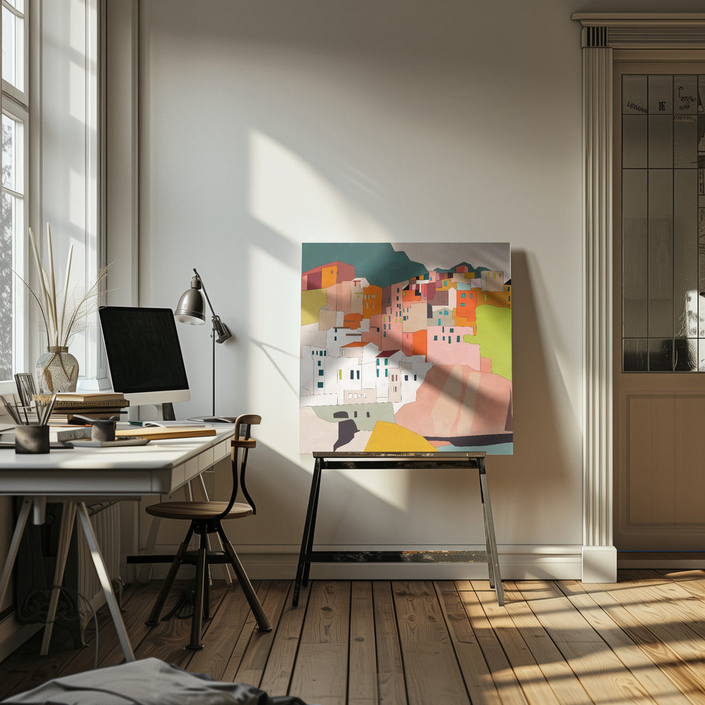 Pięć Terre Wydruki na łótnie