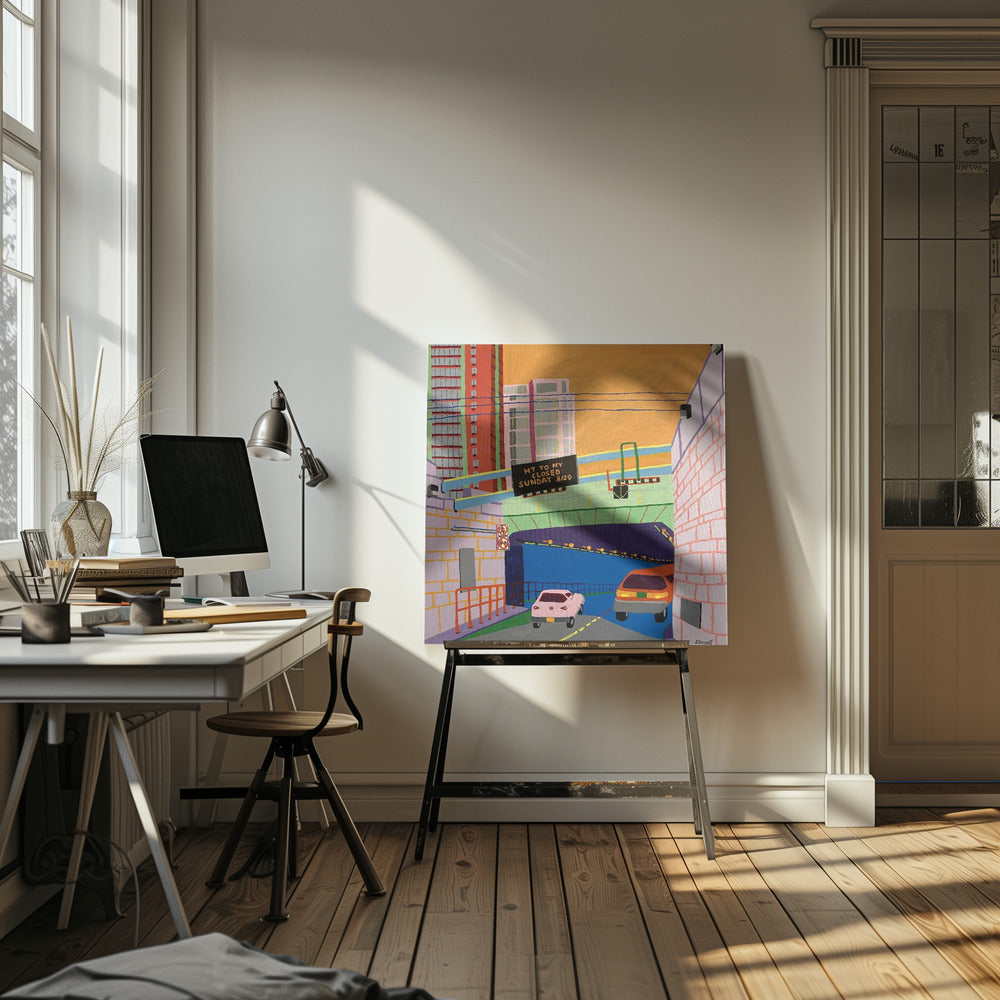 Wjazd do tunelu Holland | Wydruki na łótnie