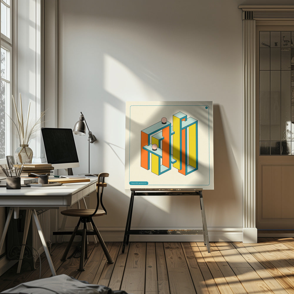 Mahdottomat geometriset muodot 23 | Canvastaulut