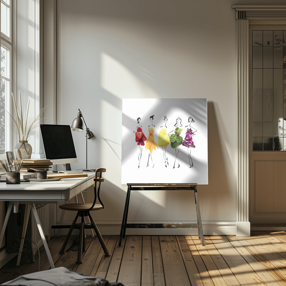 Schmecke den Regenbogen | Leinwand