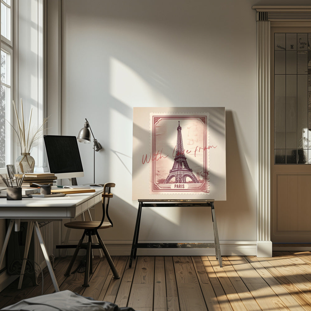 Mit Liebe aus Paris | Leinwand