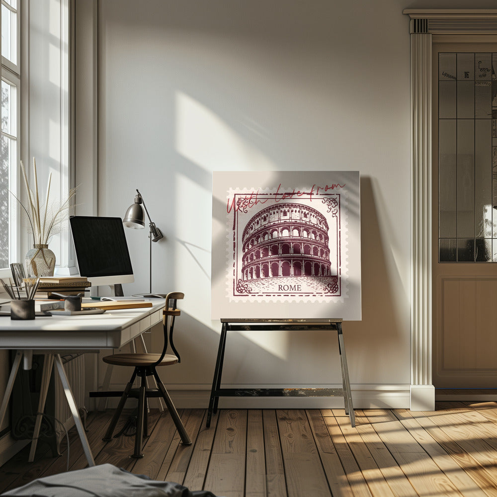 Mit Liebe aus Rom | Leinwand