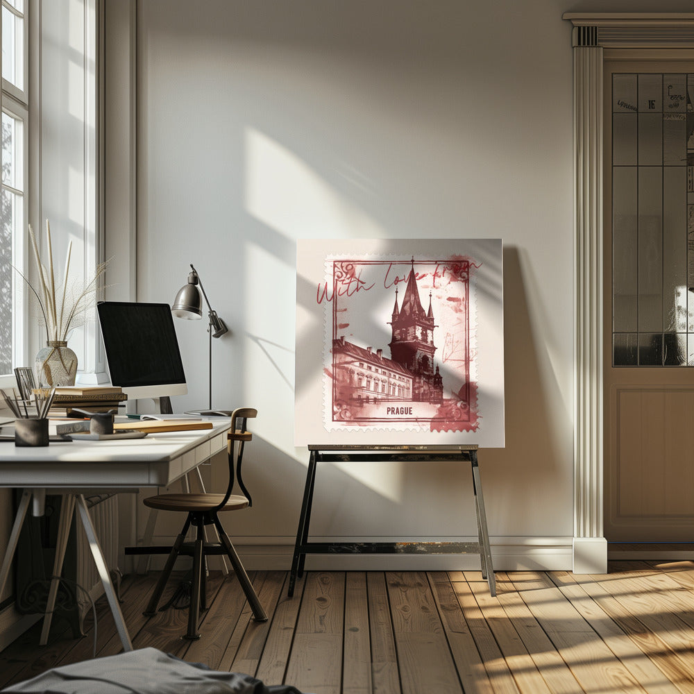 Mit Liebe aus Prag | Leinwand