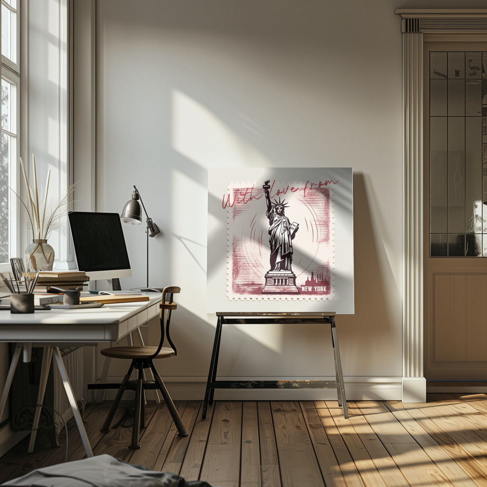 Mit Liebe aus New York | Leinwand