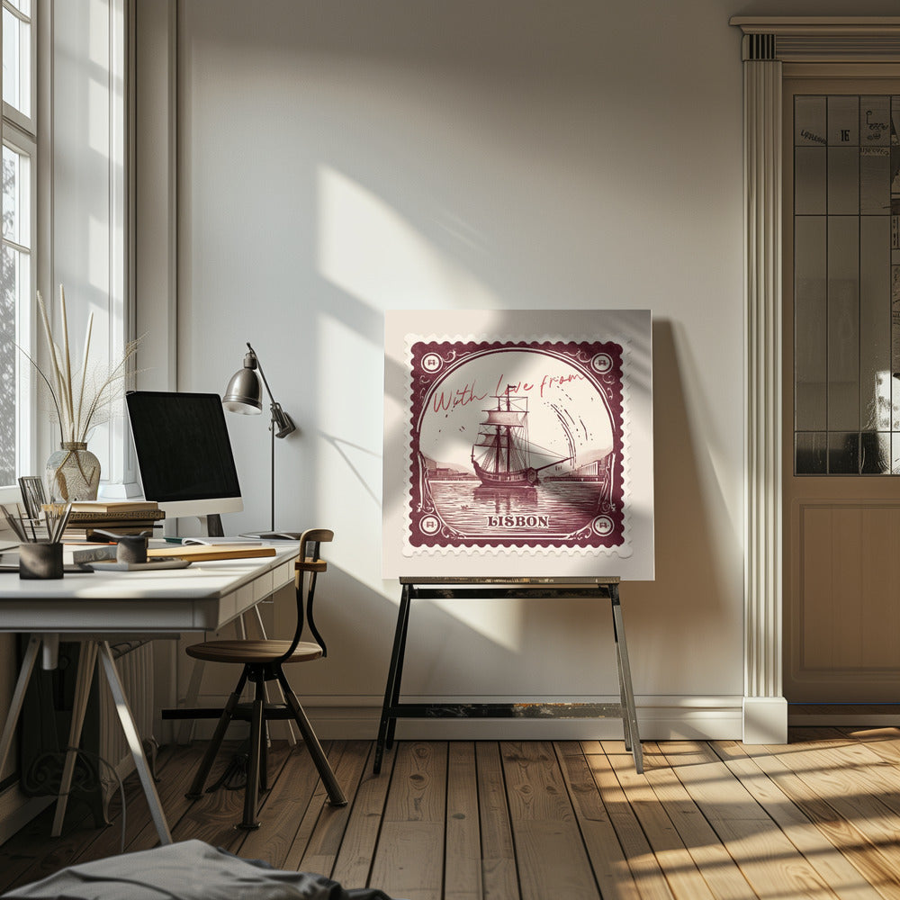 Mit Liebe aus Lissabon | Leinwand