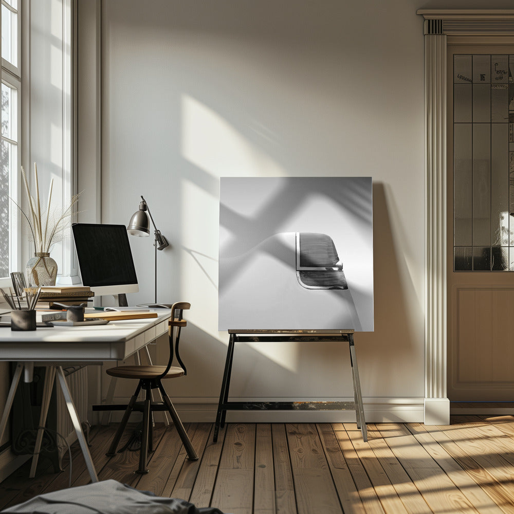 Klasyczny samochód amerykański z 1955 r. Seria 62 Coupe Deville | Wydruki na łótnie