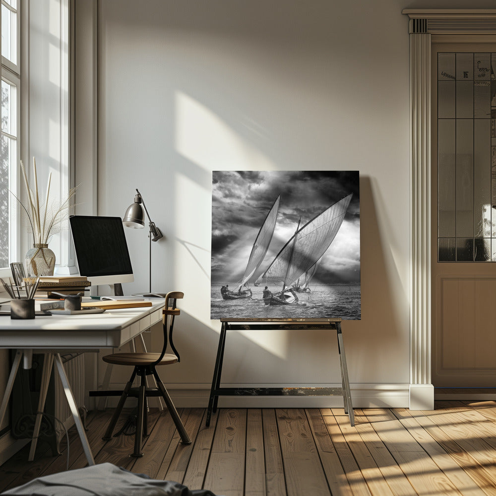 Sailboats and Light | Canvas