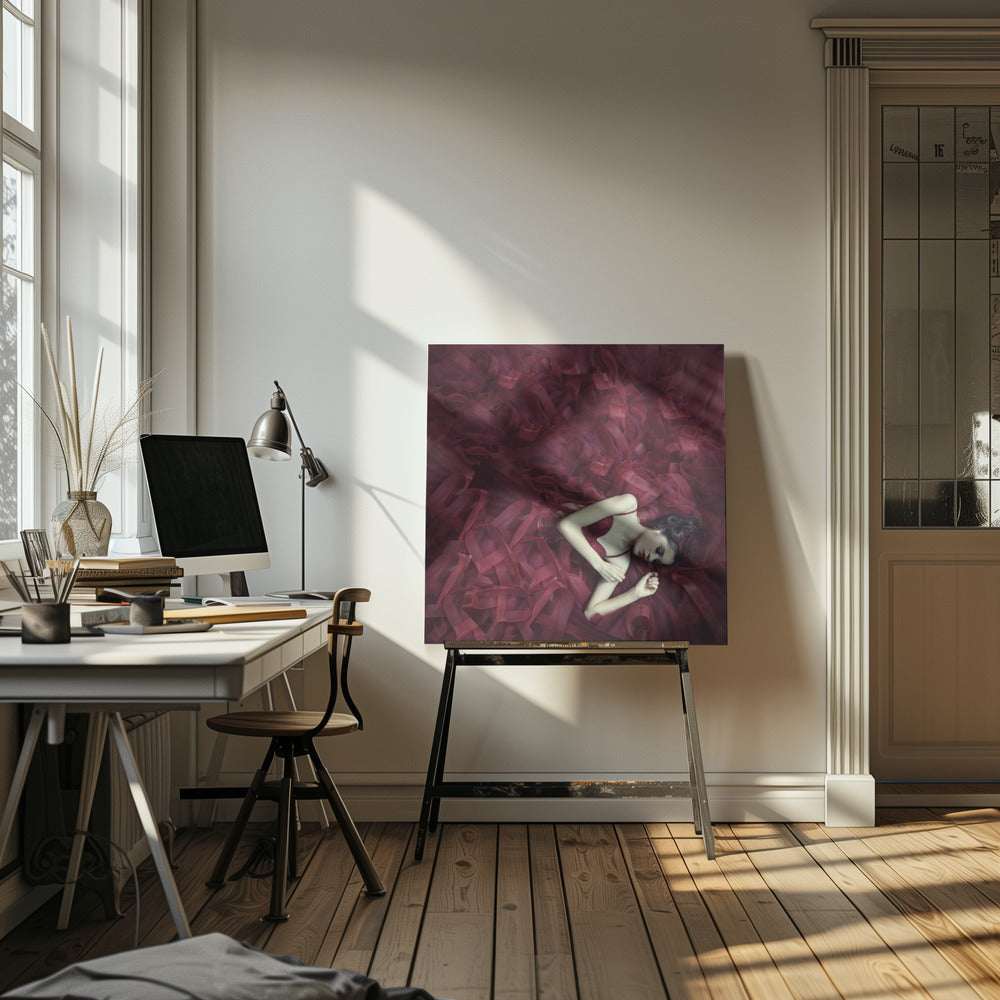 Punainen kukka | Canvastaulut