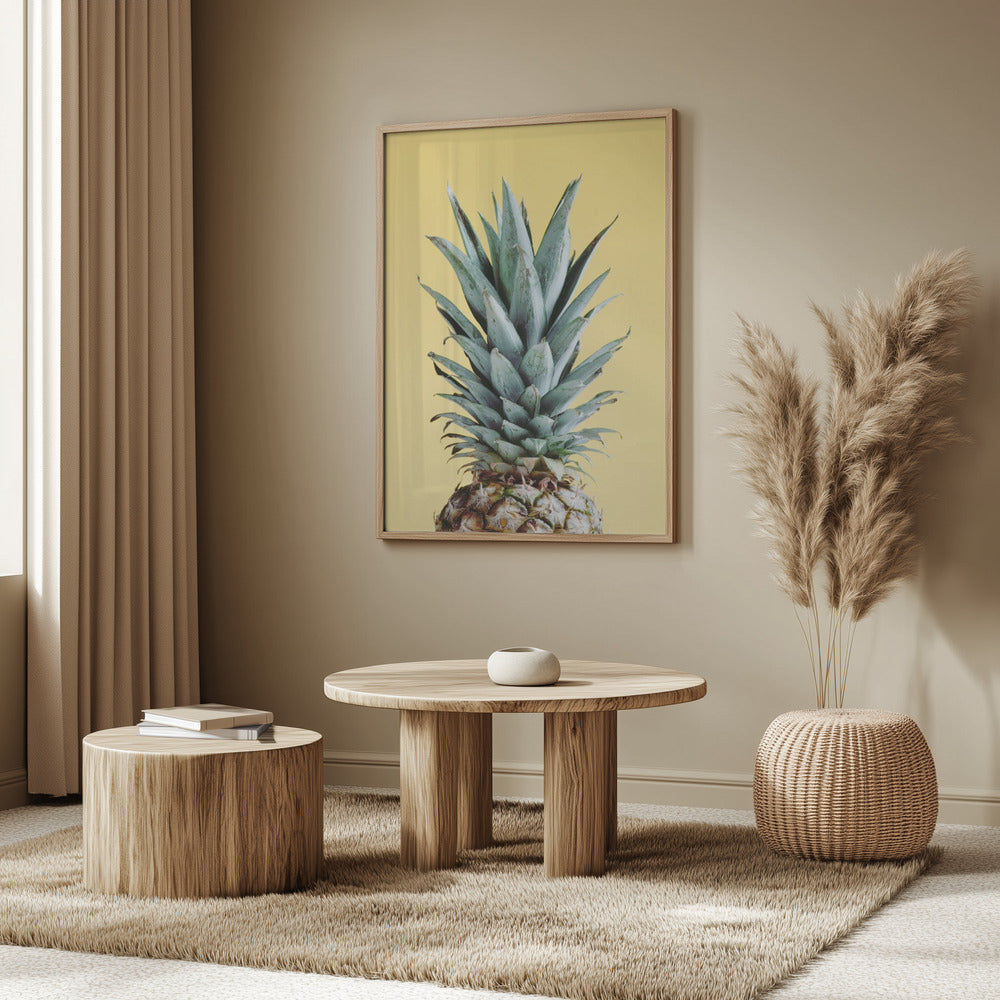Ananas Gul 03 | Plakater - Kunsttryk